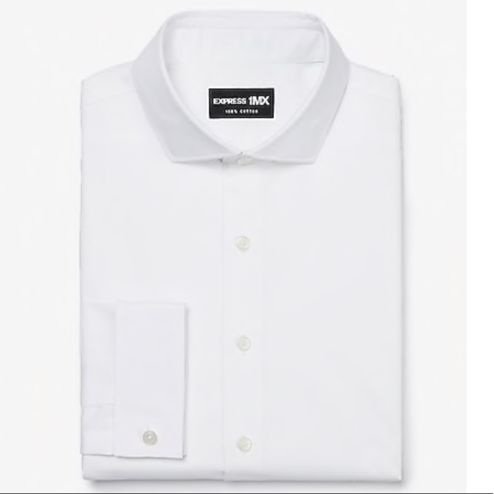 Extra Slim Stretch French Cuff 1MX Dress Shirt